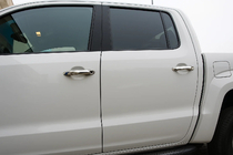Volkswagen Amarok 2010-2022 Chrome Door Handle Covers (4 pcs, Stainless Steel) Carmos - Turkish Stainless Steel photo 1