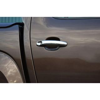 Chrome Door Handle Covers (4 pcs, Stainless Steel) Volkswagen Amarok 2010-2022 photo 3