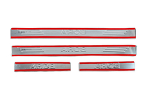 Volkswagen Bora 1998-2004 Door Sill Protectors OmsaLine (4 pcs, Stainless Steel) photo 4