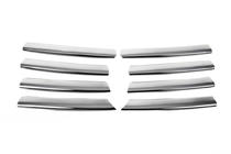 Volkswagen Passat B5 1997-2005 Chrome Grille Covers (Stainless Steel) 2001-2005, OmsaLine - Italian Stainless Steel photo 4