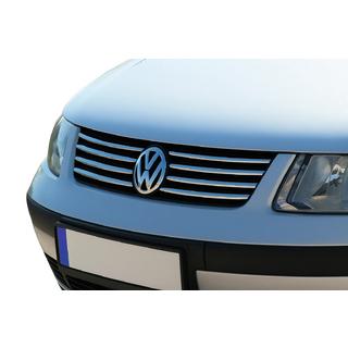 Chrome Grille Covers (Stainless Steel) Volkswagen Passat B5 1997-2005 photo 1