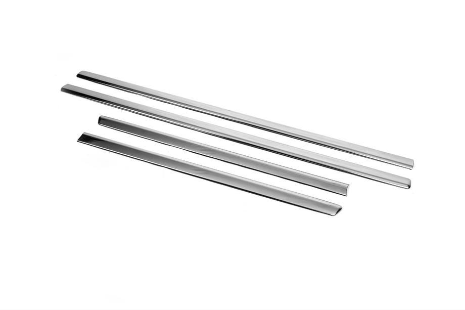 Volkswagen Passat B5 1997-2005 Door Mouldings (4 pcs, Stainless Steel) Carmos - Turkish Stainless Steel Image
