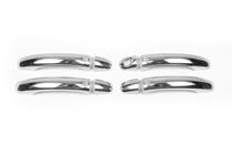 Volkswagen Touareg 2002–2010 Chrome Door Handle Covers (4 pcs, Stainless Steel) Without Chip, OmsaLine - Italian Stainless Steel photo 7