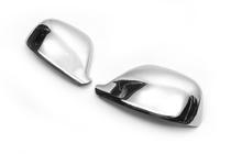 Volkswagen Touareg 2002–2010 Mirror Covers 2007-2010 (2 pcs, Stainless Steel) Carmos - Turkish Steel photo 2