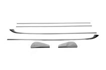 Renault Megane III 2009-2016 Window Lower Trim (HB, 6 pcs, Stainless Steel) photo 2