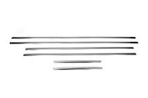Volkswagen Touareg 2010-2018 Lower Window Trim Stainless Steel (6 pcs) photo 2