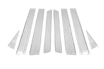 Volkswagen Touareg 2010-2018 Stainless Steel Pillar Covers (8 pcs) photo 2