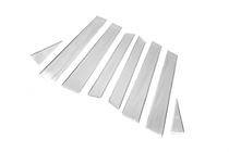 Volkswagen Touareg 2010-2018 Stainless Steel Pillar Covers (8 pcs) Carmos - Turkish Stainless Steel photo 3