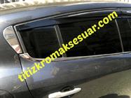 Renault Megane III 2009-2016 Upper window trim (HB, 6 pcs, stainless steel) photo 5