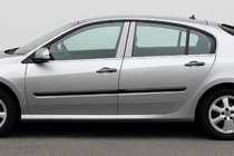 Renault Laguna 2007-2015 Stainless Steel Door Pillar Trim (4 pcs) photo 1