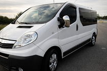 Nissan Primastar 2002-2014 Chrome Mirror Covers (2 pcs) photo 1