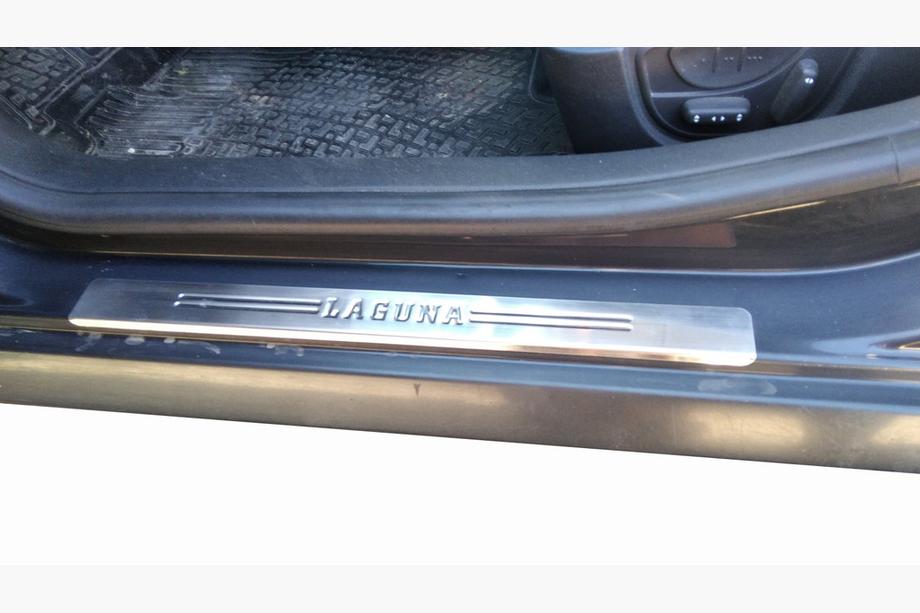 Renault Laguna 2007-2015 Door Sill Protectors OmsaLine (4 pcs, Stainless Steel) Image