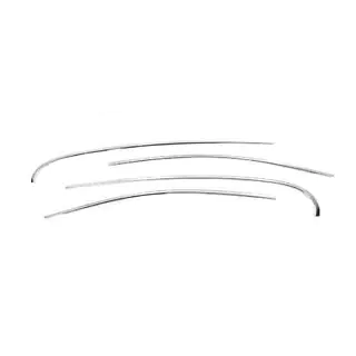 Upper window trim stainless steel (4 pcs) photo 2