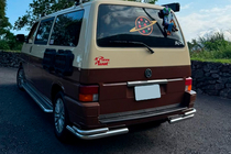 Volkswagen T4 Transporter 1990-2003 Rear double corner bars AK003-Double (2 pcs, stainless steel) photo 7