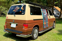 Volkswagen T4 Transporter 1990-2003 Rear double corner bars AK003-Double (2 pcs, stainless steel) photo 13