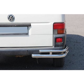 Rear double corner bars AK003-Double (2 pcs, stainless steel) Volkswagen T4 Transporter 1990-2003 photo 1