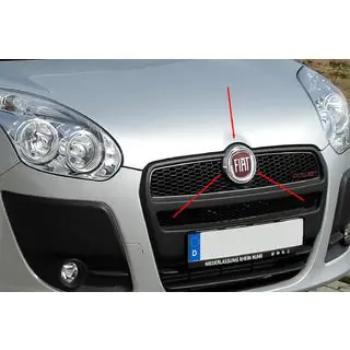 Chrome front emblem holder (stainless steel) photo 1