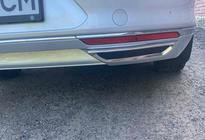 Volkswagen Passat B8 2015-2023 Exhaust tip covers imitation SD/SW (2015-2018, 2 pcs, stainless steel) Carmos - Turkish Stainless Steel photo 1