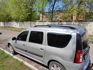 Dacia Logan MCV 2004-2014 Black Roof Rails Plastic Feet photo 1