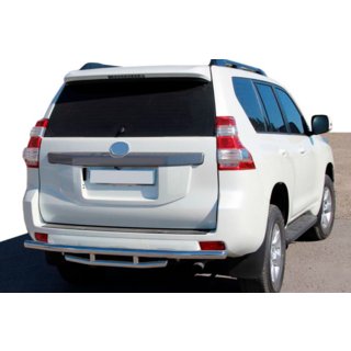 Rear Bar AK002-2v1 (Stainless Steel) Toyota Land Cruiser Prado 150 2009-2023 photo 1