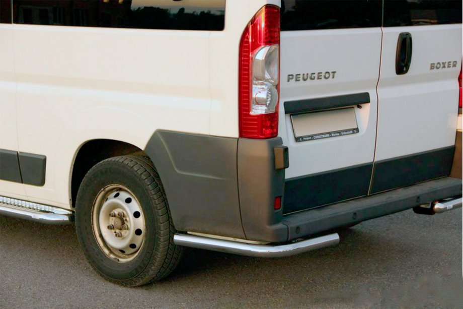 Fiat Ducato 2006-2025 Rear Corner Bars AK003 (2 pcs, stainless steel) Image