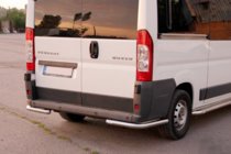 Peugeot Boxer 2006-2025 Rear Corner Bars AK003 (2 pcs, stainless steel) photo 4
