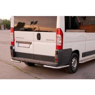 Rear Corner Bars AK003 (2 pcs, stainless steel) Peugeot Boxer 2006-2025 photo 4
