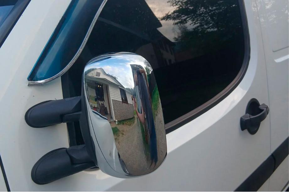 Fiat Doblo I 2001-2005 Chrome Mirror Covers (2 pcs, plastic) Photo 3