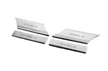 Fiat Doblo I 2001-2005 Interior door sill protectors (Carmos V1, stainless steel) 4 Doors photo 2