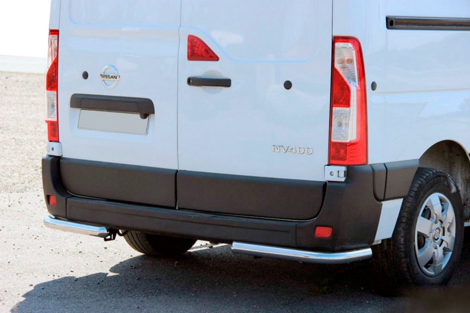 Opel Movano 2010-2021 Rear Corner Bars AK003 (2 pcs, stainless steel) Image
