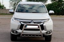 Mitsubishi Pajero Sport 2015- Bull Bar WT008 (Stainless Steel) photo 1