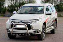 Mitsubishi Pajero Sport 2015- Bull Bar WT008 (Stainless Steel) photo 3