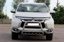 Mitsubishi Pajero Sport 2015- Bull Bar WT008 (Stainless Steel) photo 5