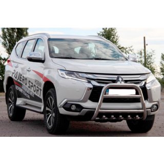 Bull Bar WT008 (Stainless Steel) Mitsubishi Pajero Sport 2015- photo 2