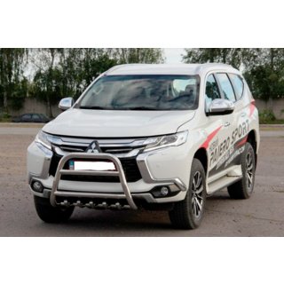 Bull Bar WT008 (Stainless Steel) Mitsubishi Pajero Sport 2015- photo 3