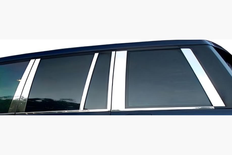 Range Rover III L322 2002-2012 Stainless Steel Door Pillar Trim (14 pcs) Photo 3