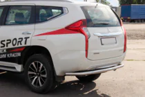 Mitsubishi Pajero Sport 2015- Rear Guard AK005 (Stainless Steel) photo 1