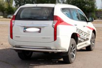 Mitsubishi Pajero Sport 2015- Rear Guard AK005 (Stainless Steel) photo 6
