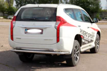 Mitsubishi Pajero Sport 2015- Rear Guard AK005 (Stainless Steel) photo 6