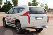 Mitsubishi Pajero Sport 2015- Rear Guard AK005 (Stainless Steel) photo 3