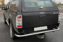 Ford Ranger 2007-2011 Rear protection bar AK005 (stainless steel) photo 1