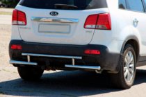 Kia Sorento II XM 2009-2014 Rear Bar AK002-2 (Stainless Steel) photo 1