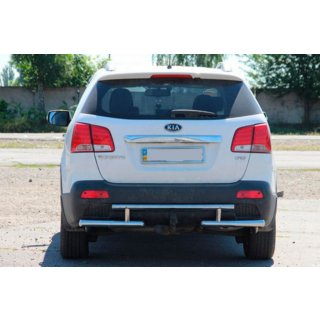 Rear Bar AK002-2 (Stainless Steel) Kia Sorento II XM 2009-2014 photo 3