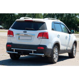 Rear Bar AK002-2 (Stainless Steel) Kia Sorento II XM 2009-2014 photo 4