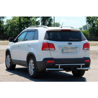 Rear Bar AK002-2 (Stainless Steel) Kia Sorento II XM 2009-2014 photo 2