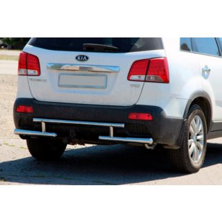 Rear Bar AK002-2 (Stainless Steel) Kia Sorento II XM 2009-2014 photo 1