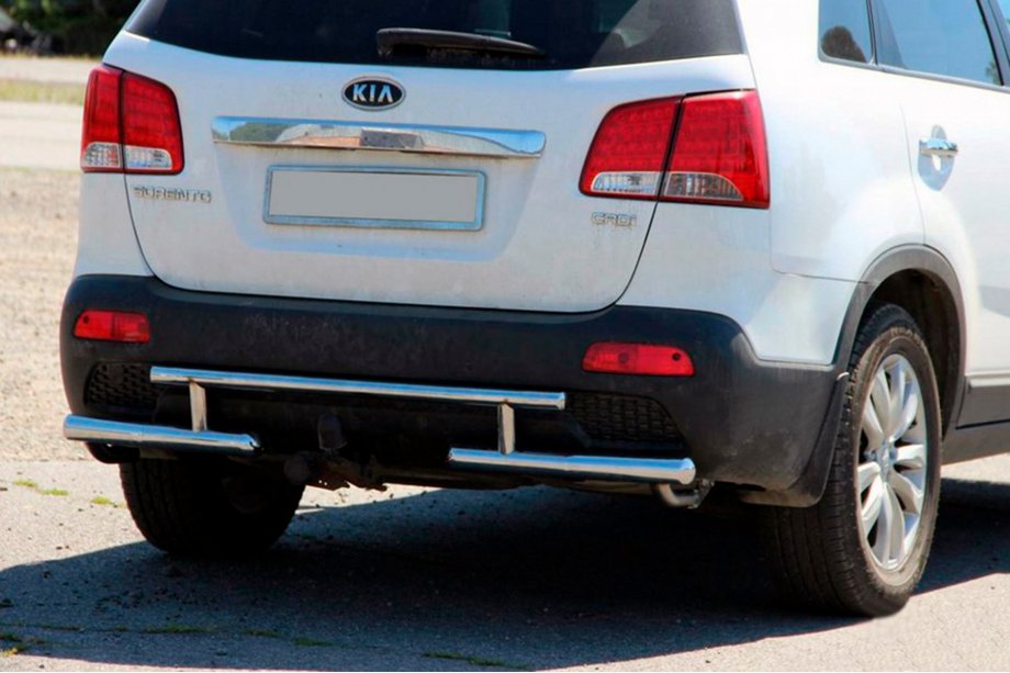 Kia Sorento II XM 2009-2014 Rear Bar AK002-2 (Stainless Steel) Image