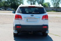 Kia Sorento II XM 2009-2014 Rear Double Corner Bars AK003-Double (Stainless Steel) photo 3