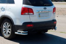 Kia Sorento II XM 2009-2014 Rear Double Corner Bars AK003-Double (Stainless Steel) photo 5