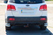 Kia Sorento II XM 2009-2014 Rear Double Corner Bars AK003-Double (Stainless Steel) photo 6